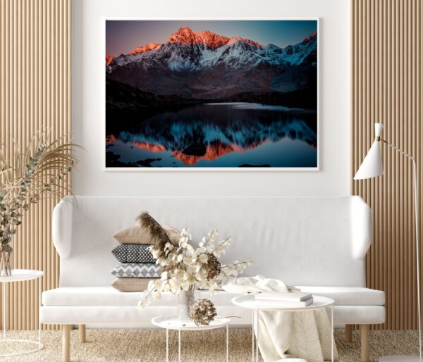 MIRA PETA SHOP Kaunertal Austria zachód słońca