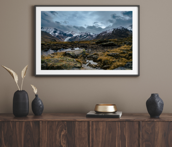 cyfrowa fotografia alpejskiej panoramy  - Kaunertal, Austria-2 - obrazek 5